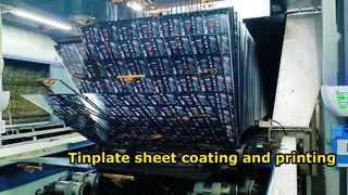 Hojas de hojalata para embalaje de té premium