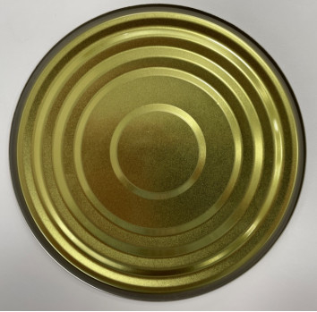Lata de metal con tapa de ID153mm 603Tinplate con tapa para hojalata de tubo de papel SPTE TFS