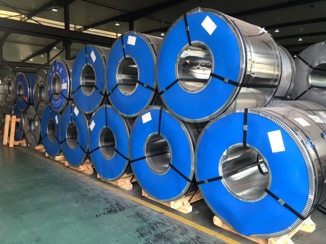 2.8-5.6 g/m2 Opciones de recubrimiento de estaño para bobinas de placas de estaño electrolíticas / hojas ETP TFS
