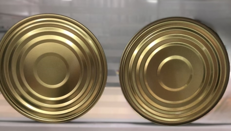 Placas de estaño electrolítico (ETP) de 153 mm de diámetro de calidad superior, cubiertas de lata para envases de alimentos - a prueba de óxido y personalizables