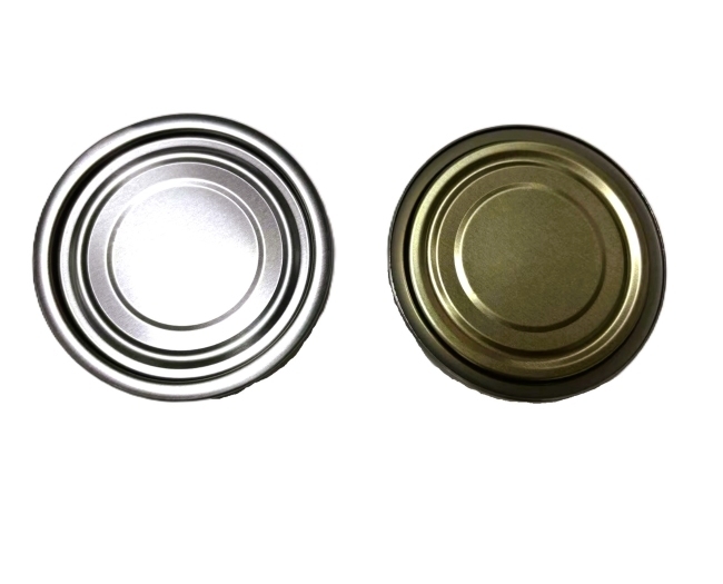 209# Tapa de lata de hojalata electrolítica de 62 mm para envasado de latas de frijoles y tomate – Grado DR9
