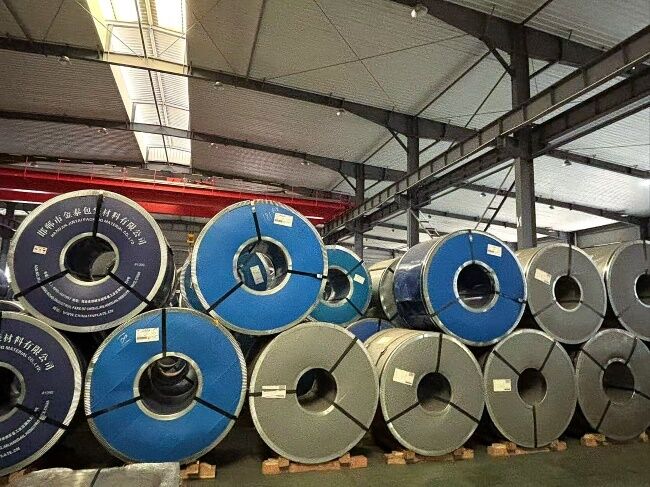 Hojas y bobinas de hojalata electrolítica impresa de calidad alimentaria (SPTE/TFS) para envasado de latas de primera calidad