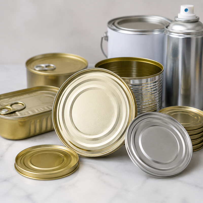 Tapas de hojalata electrolítica de alta resistencia para latas de alimentos | Resistente a la corrosión