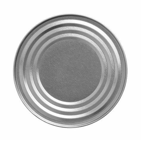 tapa de la ronda de la hojalata del metal de 99m m 52.3m m 83.3m m para la cubierta de partes inferiores de las latas