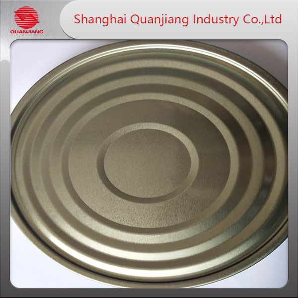 307 # 83mm laca dorada organosol pasta hojalata latas de metal tapa inferior tapa de estaño